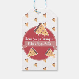 バレンティンズデイピザパーティーキッズパーティー ギフトタグ