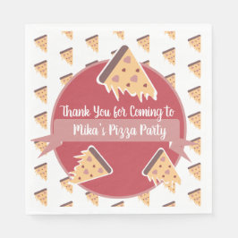 バレンティンズデイピザパーティーキッズパーティー スタンダードランチョンナプキン