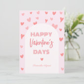 バレンティンズデイピンクピーチハート写真 シーズンカード (スタンド正面)