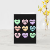 バレンティンデイキャンディハートボディビルフィットネスCo カード (黄色い花)