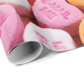 バレンティンデイキャンディハートラッピング紙 ラッピングペーパー (ロールコーナー)