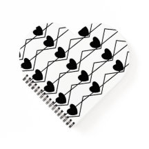 バレンティンデイシェブロンストライプハートパターン