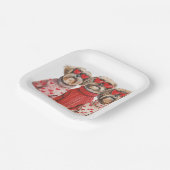 バレンティンデイシーズー（犬）チドッグス ペーパープレート (傾斜あり)