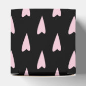 バレンティンデイビッグピークハートピンクブラック フェイバーボックス (上部)