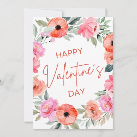 バレンティンデイフローラリース シーズンカード (正面)