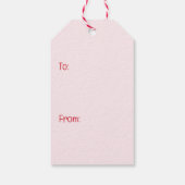 バレンティンデイポメラニア犬ドッグ ギフトタグ (裏面)