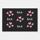 バレンティンデイラッピング紙 ラッピングペーパーシート (正面2)