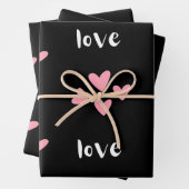 バレンティンデイラッピング紙 ラッピングペーパーシート (インサイチュ)