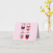 バレンティンデイラテコーヒー恋人 カード (黄色い花)