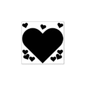 バレンティンデイラブカワイイハートDIYアートクラフトウッド ラバースタンプ (インプリント)