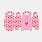 バレンティンデイラブハートアクソロテルカスタムウェディング フェイバーボックス (折り畳みなし)