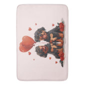 バレンティンデイロットワイラードッグ バスマット (正面縦)