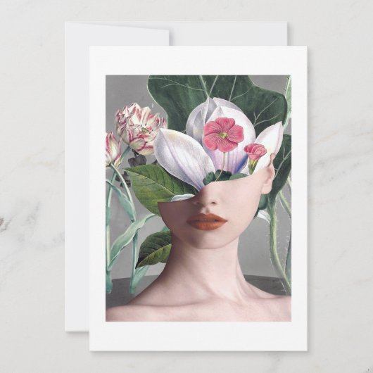 バレンティンデイ顔クラシック 招待状 (正面)