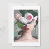 バレンティンデイ顔クラシック 招待状 (裏面)