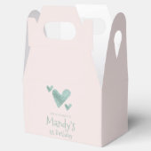 バレンティンデーハートメタリックウォーター誕生日 フェイバーボックス (オープン)