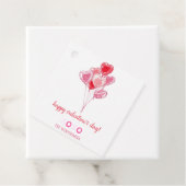 バレンティンバルーンギフトラベル フェイバータグ