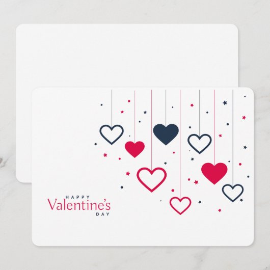 バレンティンホリデーカード シーズンカード (正面/裏面)