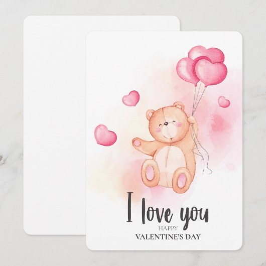 バレンティンホリデーカード シーズンカード (正面/裏面)