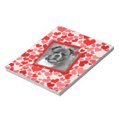 バレンティンボクサードッグハート ノートパッド (回転)