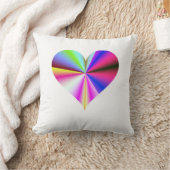 バレンティンレインボーハート クッション (ブランケット)