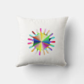 バレンティンレインボーハート クッション (裏面)