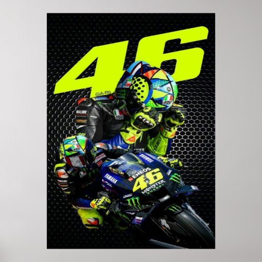 バレンティーノ・ロッシ, Moto GP レジェンド, ドクター46 ポスター (正面)