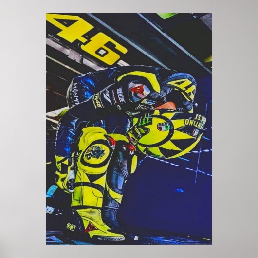 バレンティーノ・ロッシ, Moto GP レジェンド, ドクター46 ポスター (正面)
