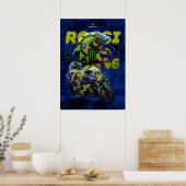 バレンティーノ・ロッシ, Moto GP レジェンド, ドクター46 ポスター (キッチン)