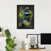 バレンティーノ・ロッシ, Moto GP レジェンド, ドクター46 ポスター (ホームオフィス)