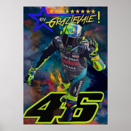 バレンティーノ・ロッシ, Moto GP レジェンド, ドクター46 ポスター (正面)