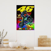 バレンティーノ・ロッシ, Moto GP レジェンド, ドクター46 ポスター (キッチン)