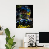 バレンティーノ・ロッシ, MotoGP レジェンド, ザ・ドクター 46 ポスター (ホームオフィス)