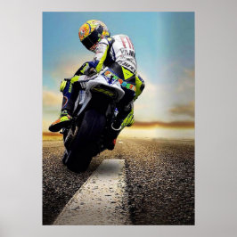 バレンティーノ・ロッシ MotoGP レジェンド ドクター46 ポスター