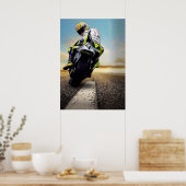 バレンティーノ・ロッシ MotoGP レジェンド ドクター46 ポスター (キッチン)