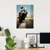 バレンティーノ・ロッシ MotoGP レジェンド ドクター46 ポスター (ホームオフィス)