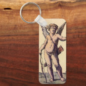 バレンティーンズキューピッドブラインド折り畳み,ヴィンテージタロットカード キーホルダー (正面)