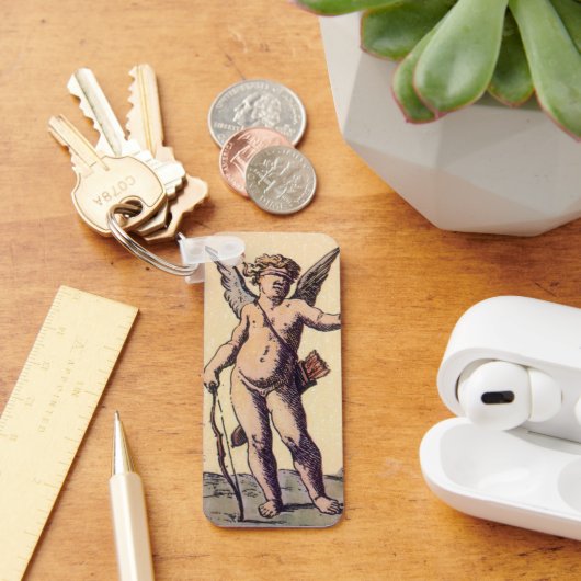 バレンティーンズキューピッドブラインド折り畳み,ヴィンテージタロットカード キーホルダー (デスク)