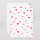 バレンティーンズデイエクソロラブスウィートウォーターハート シーズンポストカード (正面/裏面)