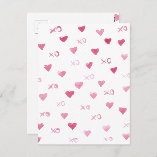 バレンティーンズデイエクソロラブスウィートウォーターハート シーズンポストカード (正面/裏面)