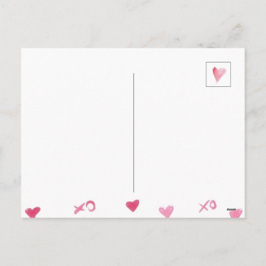 バレンティーンズデイエクソロラブスウィートウォーターハート シーズンポストカード (裏面)