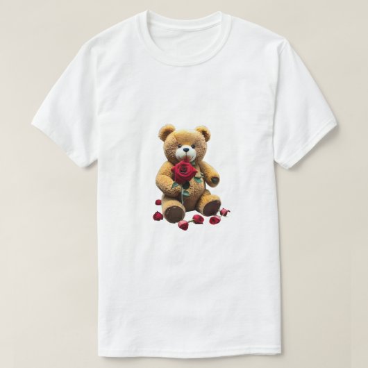 バレンティーンズデイテディベアホリデーTシャツ Tシャツ (デザイン正面)