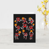 バレンティーンズデイバスケットボールハート選手ボーイズキッズ カード (黄色い花)