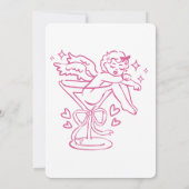 バレン-ティーニになってくれる？ マティーニ バレンタインデー シーズンカード (裏面)