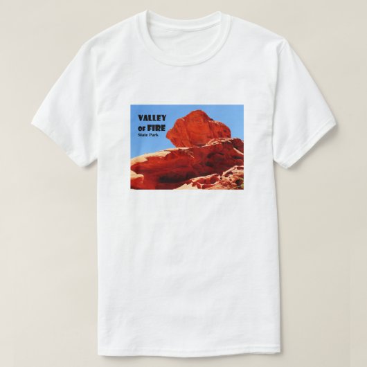 バレーオブファイア州パークネバダアメリカUSA Tシャツ (デザイン正面)