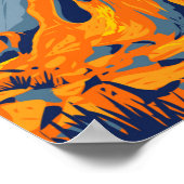 バレーオブファイア州パークネバダヴィンテージ ポスター (角)