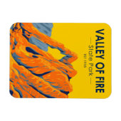 バレーオブファイア州パークネバダヴィンテージ マグネット (横)