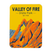 バレーオブファイア州パークネバダヴィンテージ マグネット (縦)