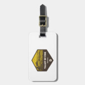 バレーオブファイア州パークネバダ ラゲッジタグ (正面縦)