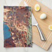 バレーオブファイア州パーク キッチンタオル (四つ折り)