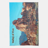 バレーオブファイア州パーク キッチンタオル (縦)